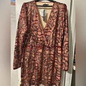 Boohoo Sequin Dress New With Tags!!
